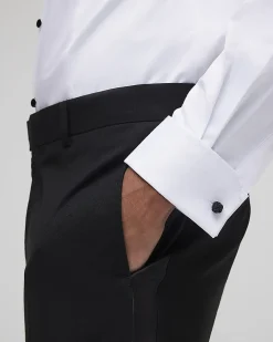 White Slim Fit Stretch Dress Shirt
