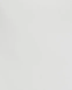 White Square Neck Fitted T-shirt