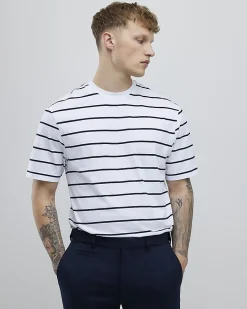 White Stripe Regular Fit T-Shirts 3 Pack