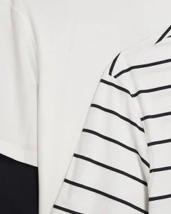 White Stripe Regular Fit T-Shirts 3 Pack