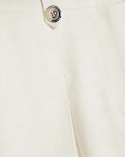 White Wide Leg Trousers