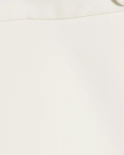 White Wrap Front Skort