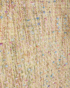 Yellow Boucle Aline Mini Skirt