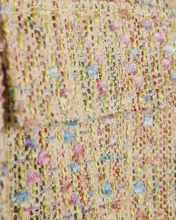 Yellow Boucle Pocket Jacket