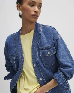 Yellow Cotton Grown On Sleeve T-Shirt