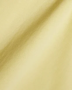Yellow Cotton Grown On Sleeve T-Shirt