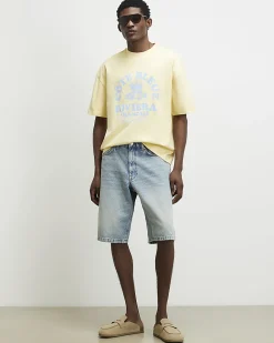 Yellow Oversized Cotton Cote Bleue T-Shirt