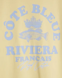 Yellow Oversized Cotton Cote Bleue T-Shirt