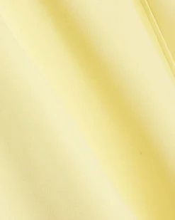 Yellow Sleeveless Belted Midi Dress
